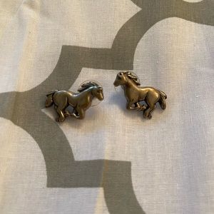 Sanel Vintage Horse Earrings